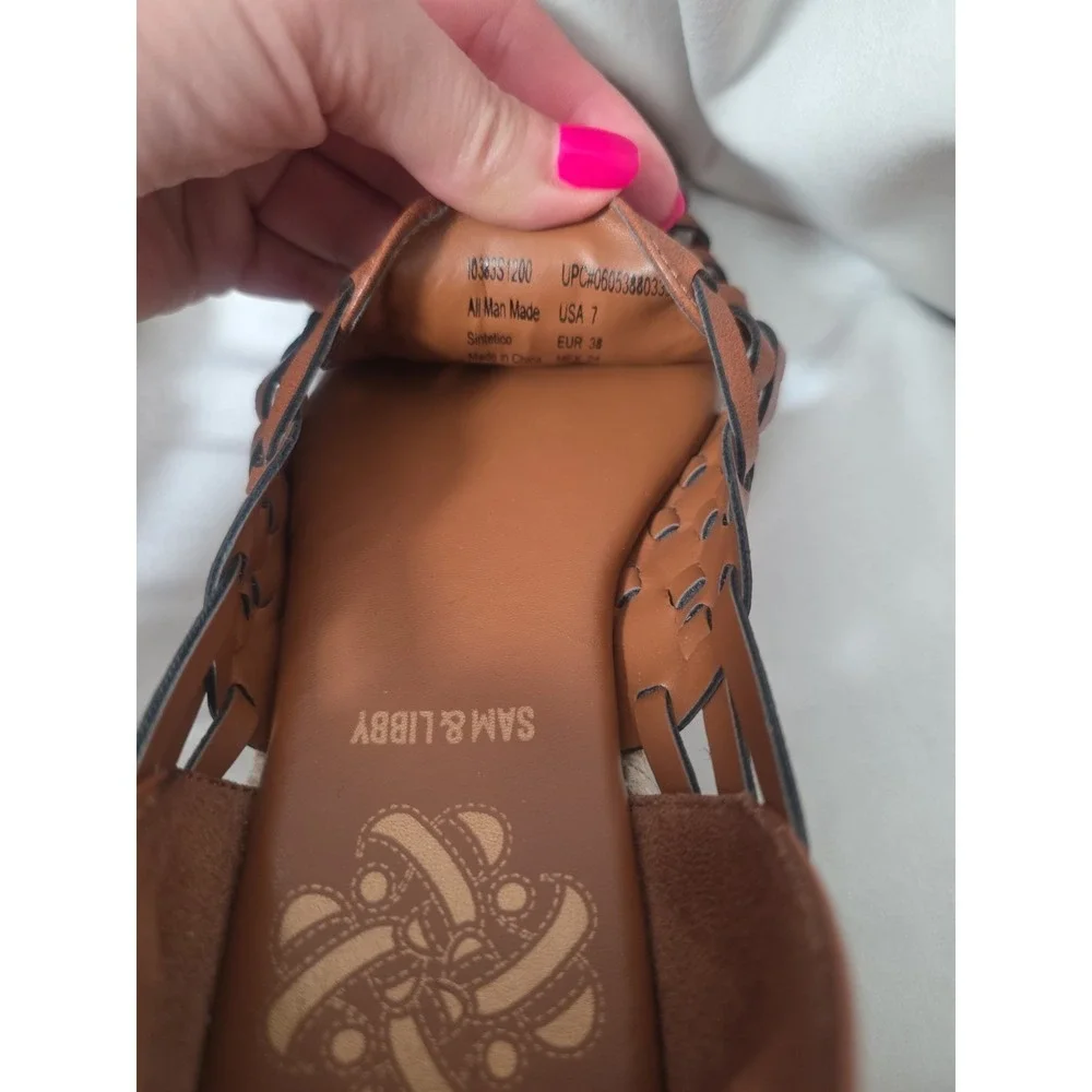 Sam & Libby Huarache Espadrilles NWT Flats Sz 7